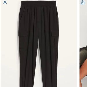 High waisted Stretch Tech jogger cargo pants